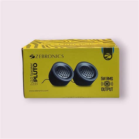 Zebronics 2.0 Speaker Zeb Pluto 5W RMS