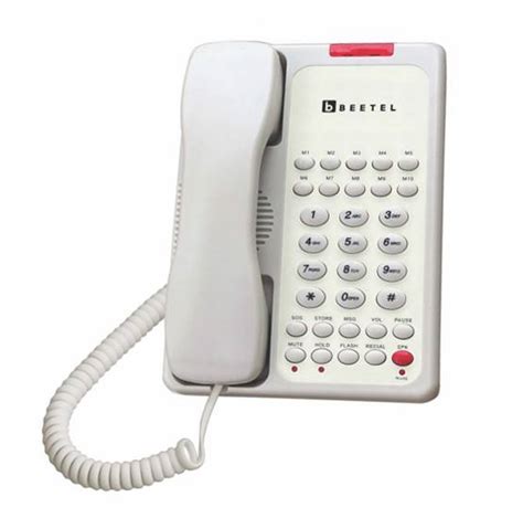 Hotel Guestroom Telephone BEETEL H95 – Attendance Machine