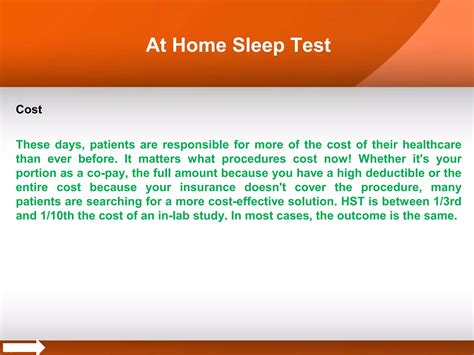 At home sleep test | PPT