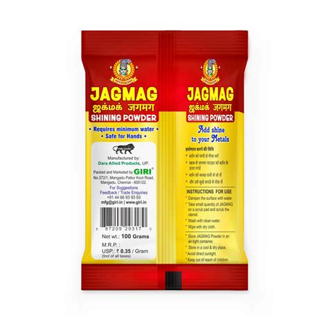 Giri - Brass Cleaner | Jagmag Shining Powder | Brass Metal Polish