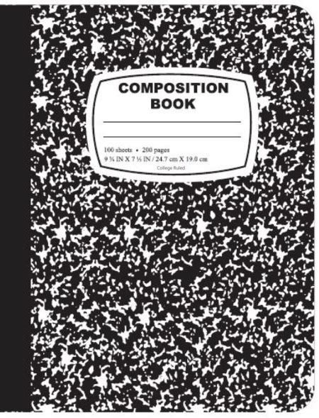 Composition Book PNG Transparent Images