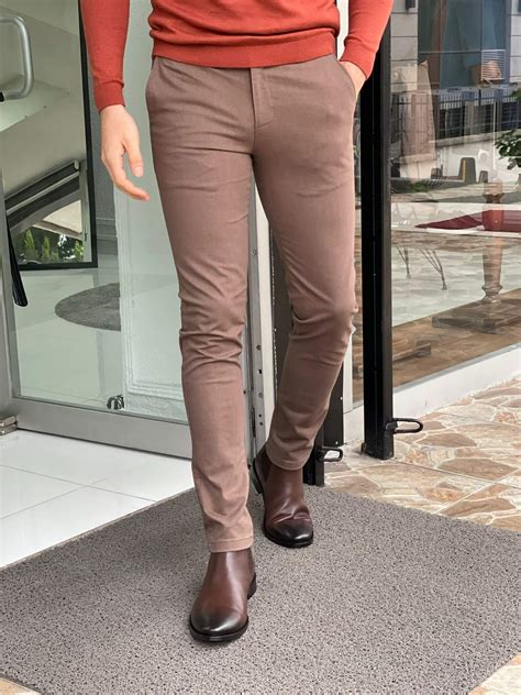 What To Wear With Light Brown Pants Men
