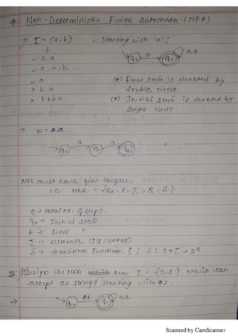 AFL Semester Notes 3 - Automata And Formal Languages - Studocu