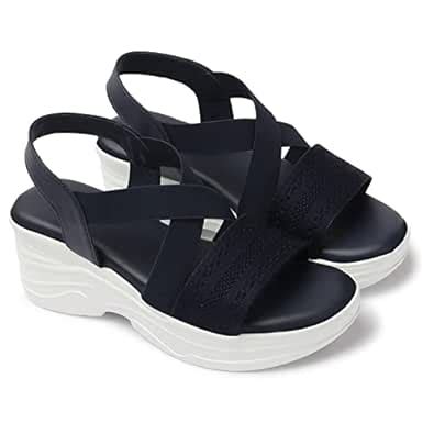 Buy Romds Ultra Comfortable Daily Sandal Wedges for working women and ...