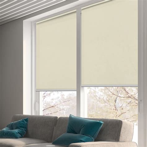 HILADUO Motorized Roller Blinds Customized Size Width 20-105 Inches ...
