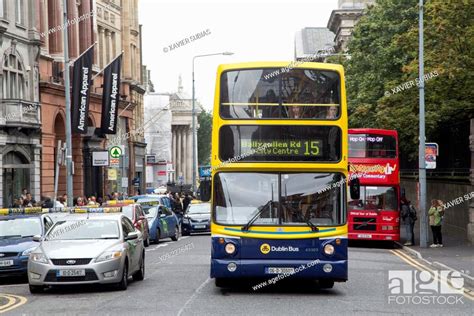 Double decker bus, Dublin, Leinster, Ireland, Stock Photo, Picture And ...