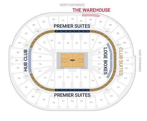 Smoothie King Center Seating Chart at Mark Cox blog