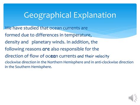 Oceanic currents GEography | PPTX