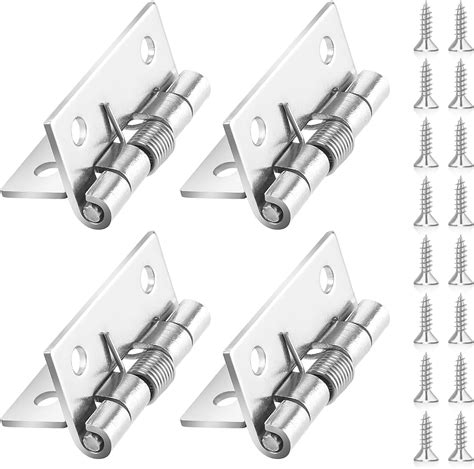 4 Pcs Small Spring Hinge Spring Loaded Hinges Self Closing Loaded Door ...