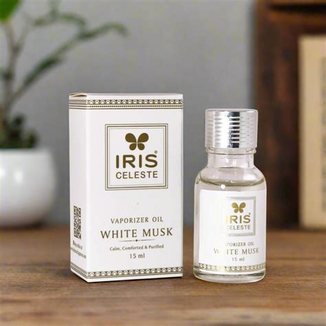 IRIS Celeste Vaporizer Oil WHITE MUSK (15 ml) – aavyaa