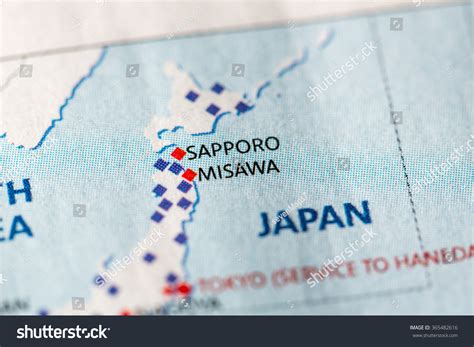 Political Map Misawa Japan