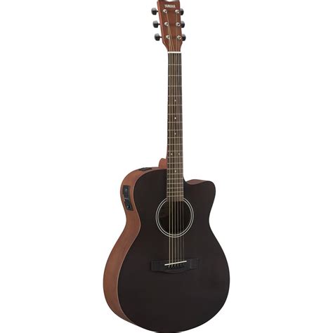 Yamaha FSX400C Acoustic-Electric Guitar – Smoky Black Finish, Cutaway ...
