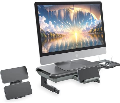 Image result for Adjustable Computer Stands Desktop