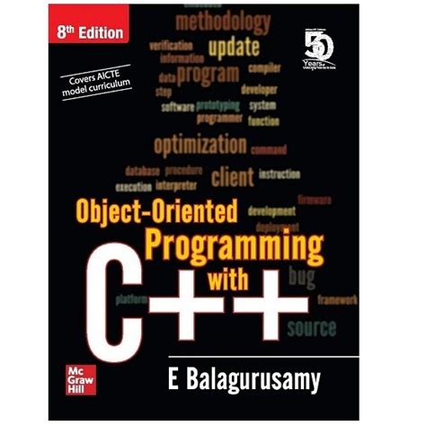Object - Oriented Programming With C++ | By E Balagurusamy | 8th ...