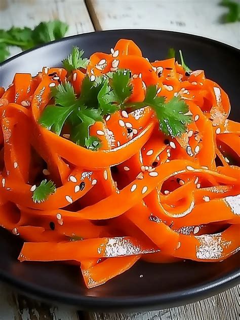 Delicious Asian Carrot Salad: Crunchy, Zesty, and Vegan-Friendly ...