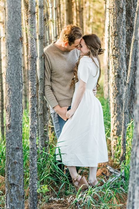 Burgess Orchards Engagement Pictures | Alpine, UT Photographer - Maren ...