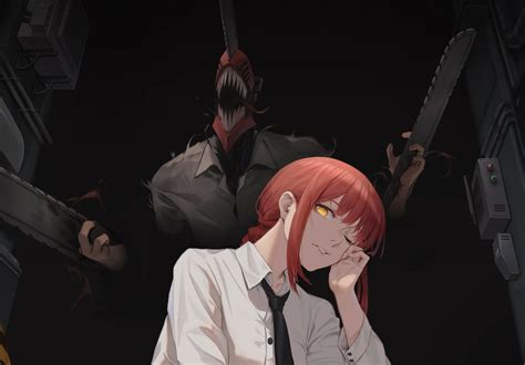 Makima x Denji Chainsaw Man Art Wallpaper, HD Anime 4K Wallpapers ...