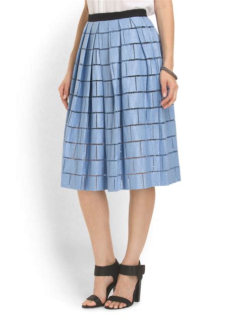 Raffia Patchwork Skirt - Skirts - T.J.Maxx | Long blue skirts, Spring ...