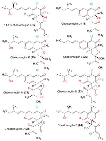 Chaetomugilins and Chaetoviridins—Promising Natural Metabolites ...