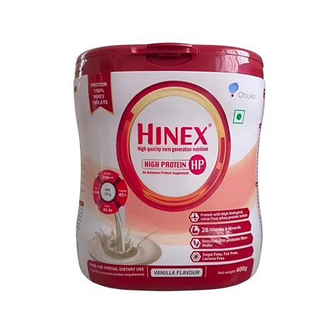 HINEX HP- HIGH PROTEIN- 400 GM (An Advanced Protein Supplement ...