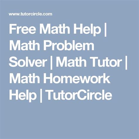 Image result for Help with Math Problems
