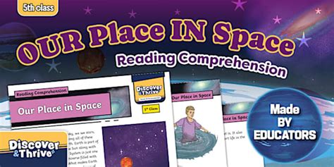 Our Place in Space Reading Comprehension 5th Class