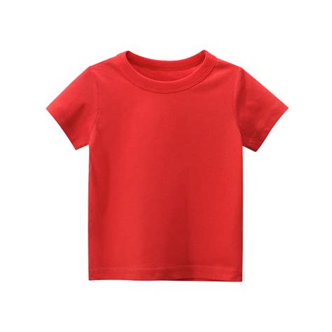 Rovga Toddler Boy Tee Tops Kids Short Sleeve Basic T Shirt Casual ...