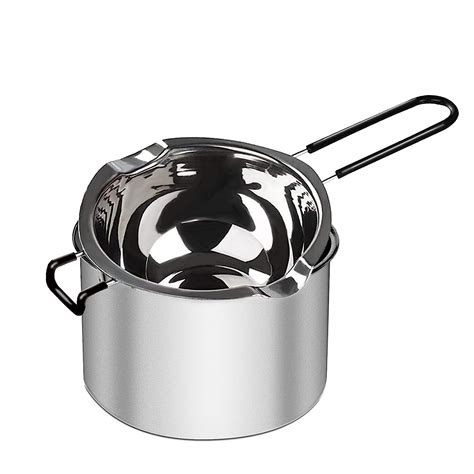 Buy 2Pack Stainless Steel Double Boiler Pot with Heat Resistant Handle ...