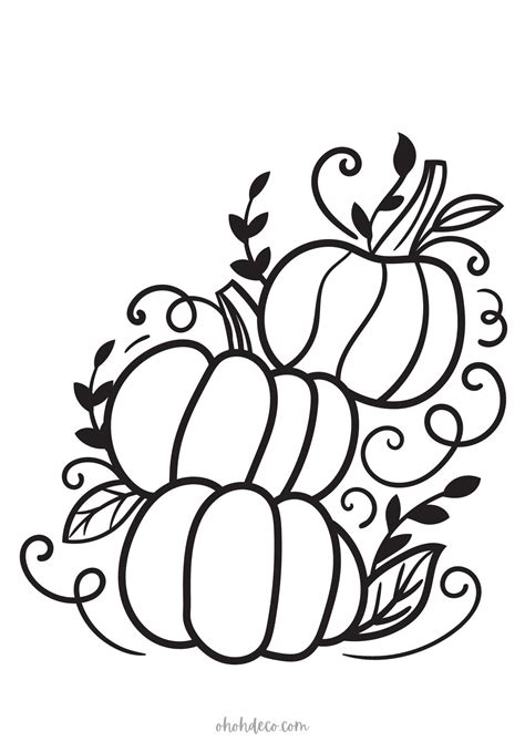 Cute Pumpkin Coloring Pages Printable Pumpkin Flower Coloring Page