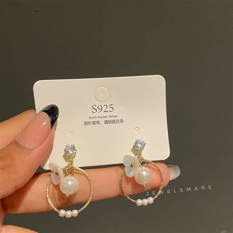 Pearl Flower Earrings
