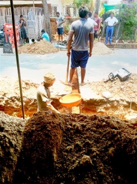 Celebrations in Varca as PWD finally fixes water supply issues