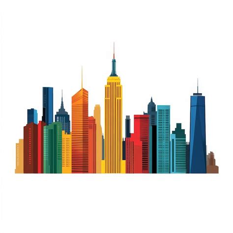 New York Buildings Clipart
