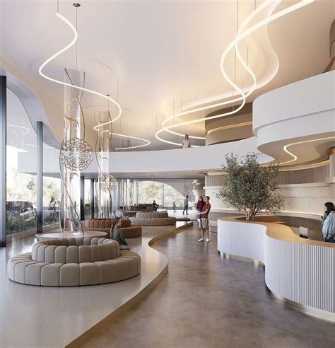 The Lines -Hotel Lobby on Behance Hotel Lobby Reception, Hotel Lobby ...