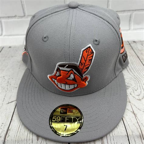 New Era Cleveland Indians Guardians MLB 7 Hat Fitted Cap New Men | Grailed