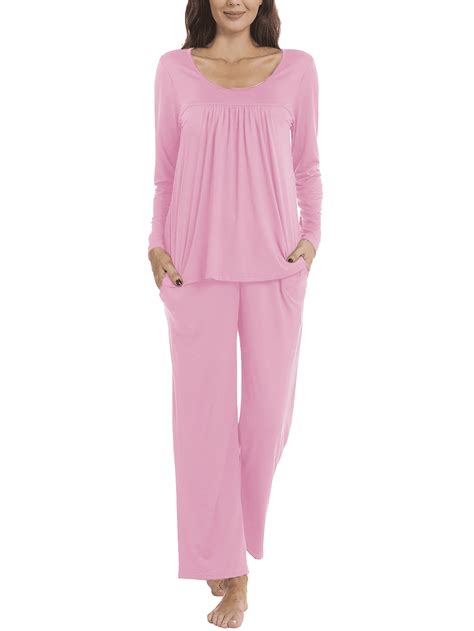 DreamFish Fall-Winter Womens 2 Piece Long Sleeves Pajama Sets with ...