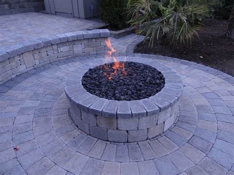 Stone Paver & Brick Fire Pit Installation | Stone Paving Inc