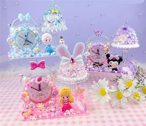 SAMVARDHAN DIY Kawaii Clock Decorating Kit – Cute Resin Craft Set with ...