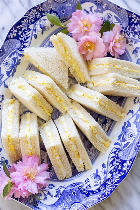 Egg Salad Tea Sandwiches - Best Appetizers
