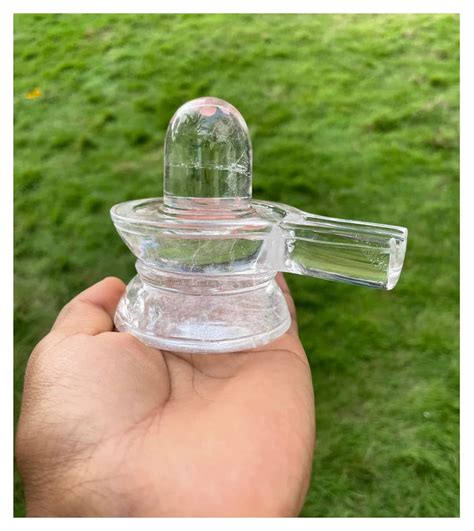 Buy Benares Souvenirs Original Small Crystal Shivling for Your Home ...