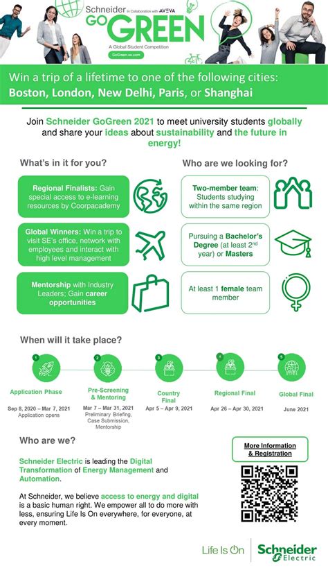 Schneider Electric Go Green Global Student Competition - NUS Centre for Future-ready Graduates