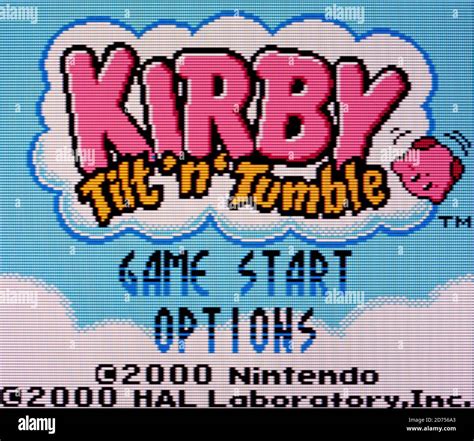Kirby - Tilt 'n' Tumble - Nintendo Game Boy Color Videogame - Editorial ...