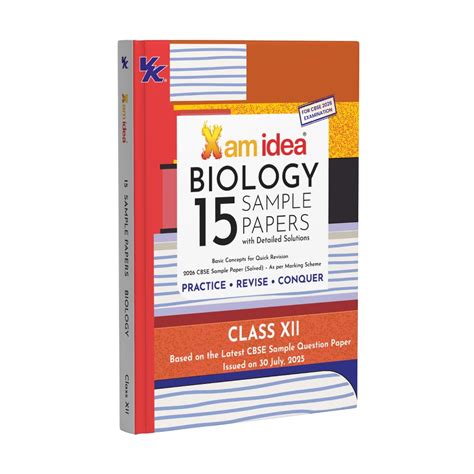 Xam Idea CBSE 15 Sample Paper Biology for Class 12 - for 2026 Board Ex ...