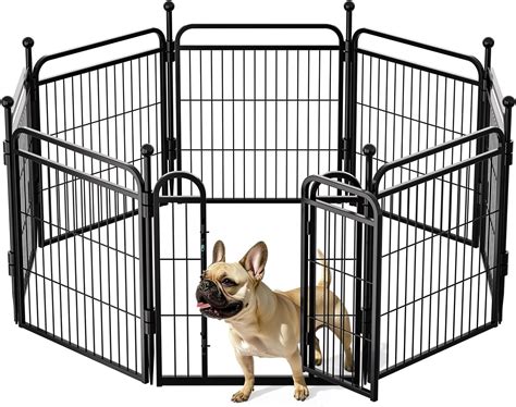 Amazon.com : Dog Playpens, 24" H 8 Panels Dog Pen Outdoor Indoor Dog ...