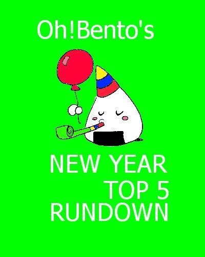Oh!Bento’s New Year Top 5 rundowns!! | Newyear, Bento, Bento lunch