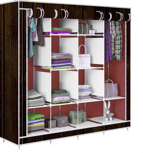 BEEYZELL 12 Shelf Foldable Collapsible Wardrobe Storage Organizer ...