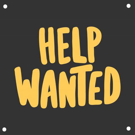 Help Wanted Poster Drawings Stock Photos, Pictures & Royalty-Free ...