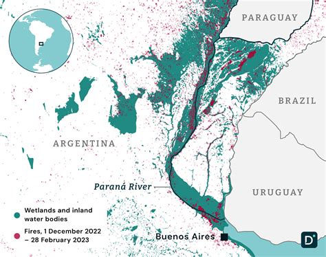 Parana River Brazil Map Changes In Atmospheric Circulation And