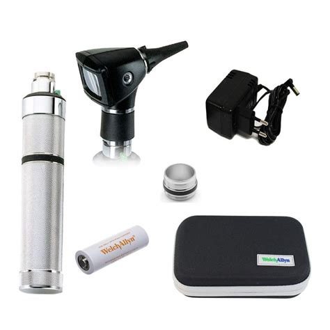 Welch Allyn 3.5V Professional Hpx Otoscope Rechargeable Set, Charger ...