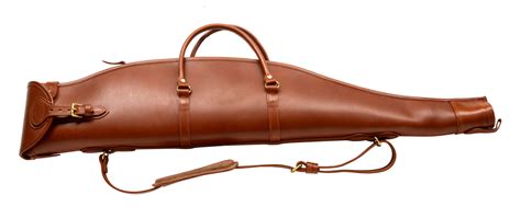 Brown Leather Rifle Case with Buckle Closure – The Green Tanners