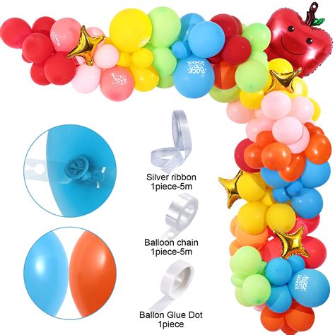 Buy Winrayk 162PCS Back to School Balloon Garland Arch Kit, First Day ...